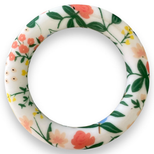 Q-A09   - 65mm Floral Silicone Ring