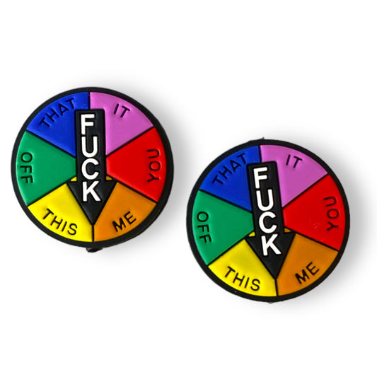 h966 -  “F*ck Everything" Silicone Focal Bead (1 Count)