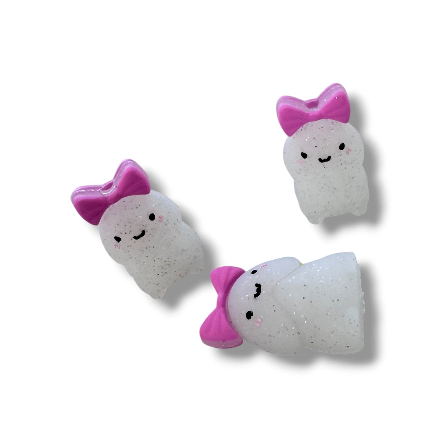 h978- "White Weenie 3D" Silicone Focal Bead for DIY Crafts (1 Count)