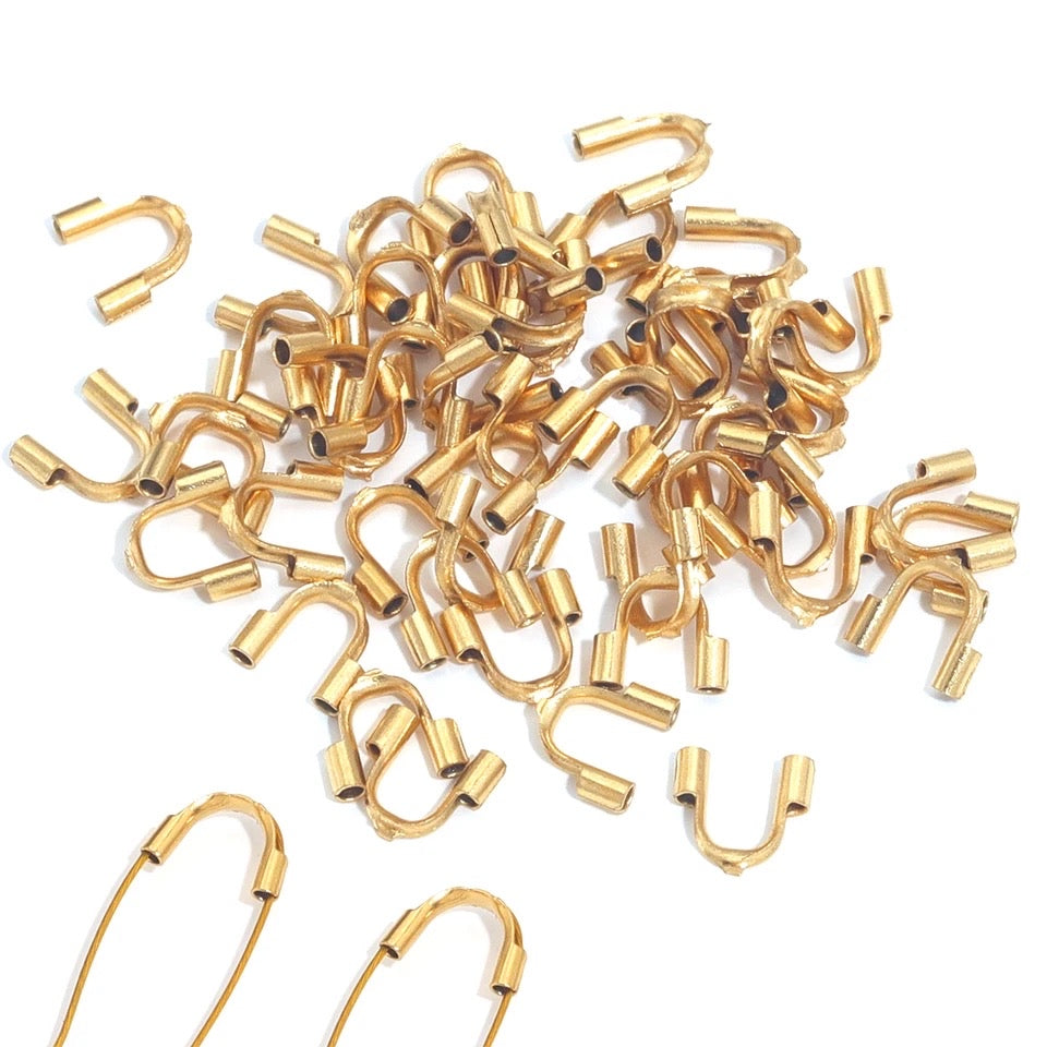 P89 - 3mm Gold Wire Guards (1000 Pack)