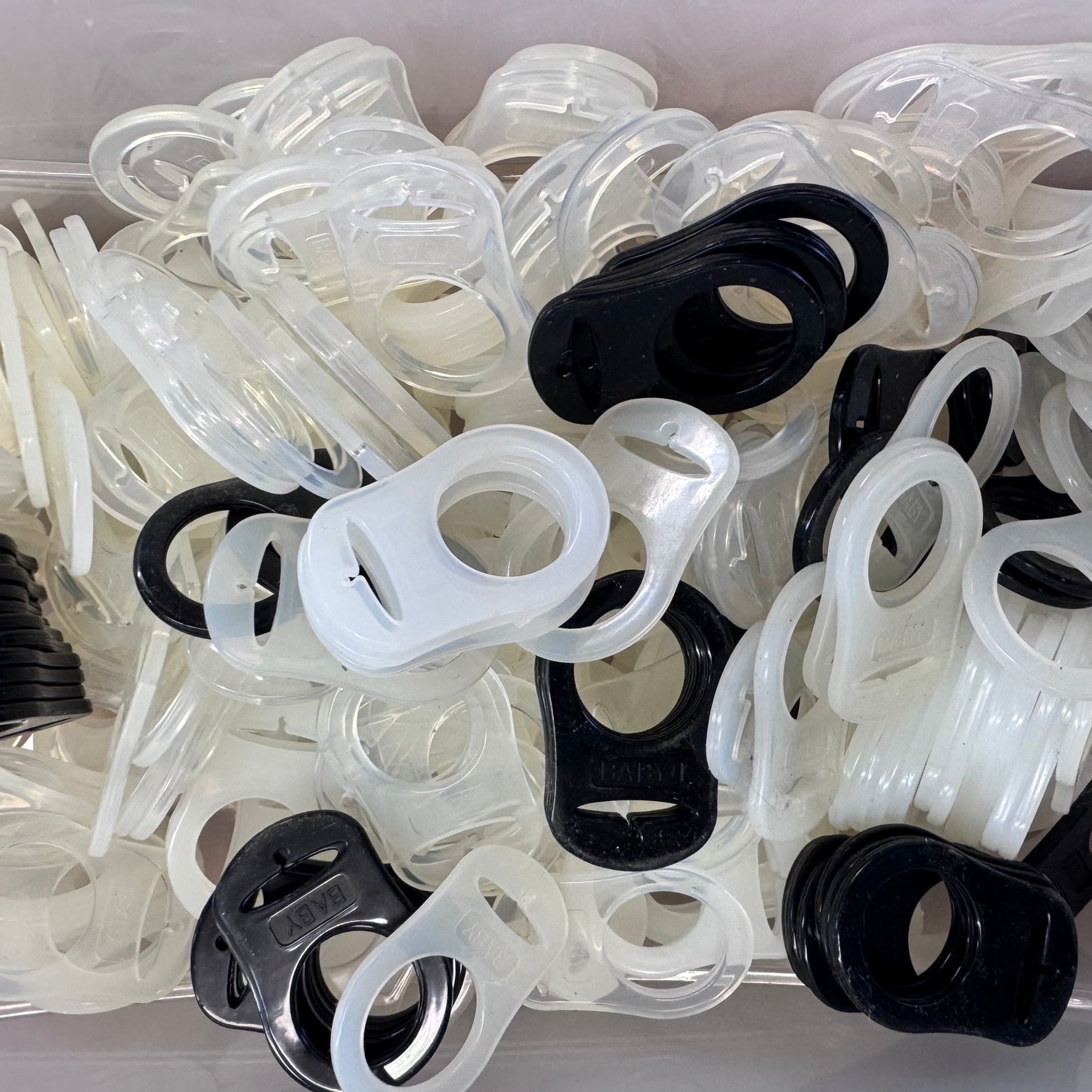 Paci Clip Adaptors- Over 300- PACK E