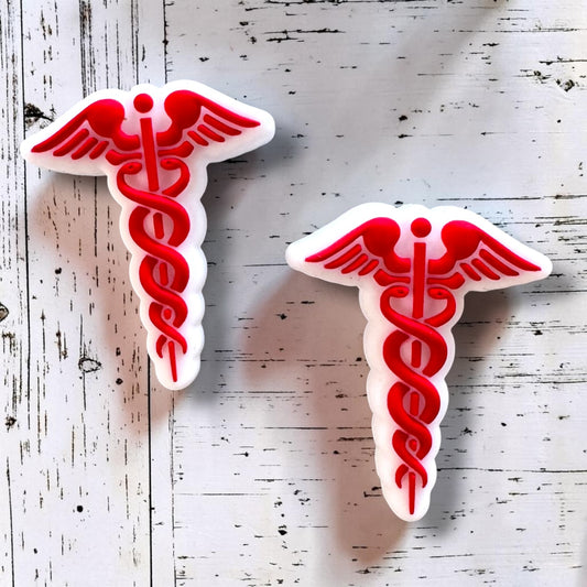 h949- "Medical 3D" Silicone Focal Bead for DIY Crafts (1 Count)