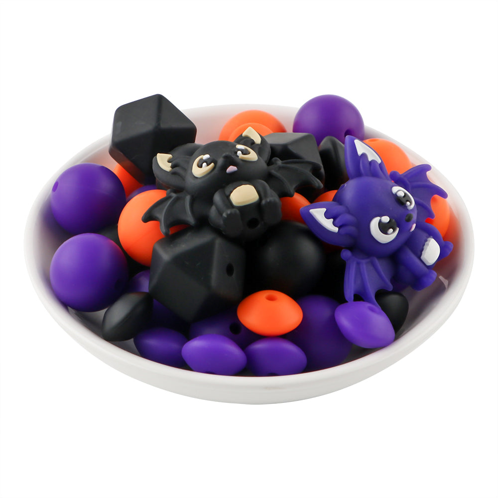 Z/533 - "Halloween"  3D Focal Silicone Bead Kit
