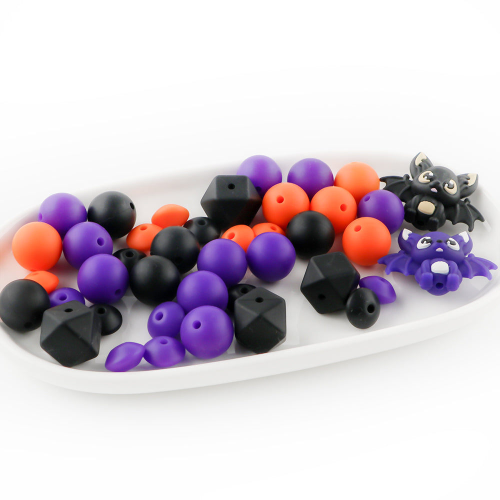 Z/533 - "Halloween"  3D Focal Silicone Bead Kit