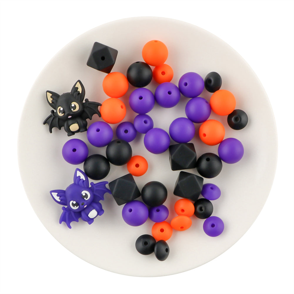 Z/533 - "Halloween"  3D Focal Silicone Bead Kit