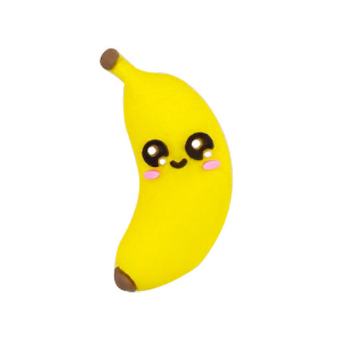 X100- "Banana" 3D Silicone Focal Bead for DIY Crafts (1 Count)