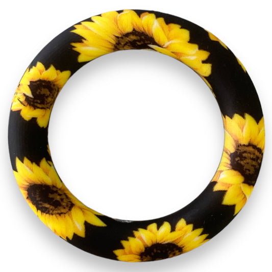 Q-A08   - 65mm Sunflower Silicone Ring