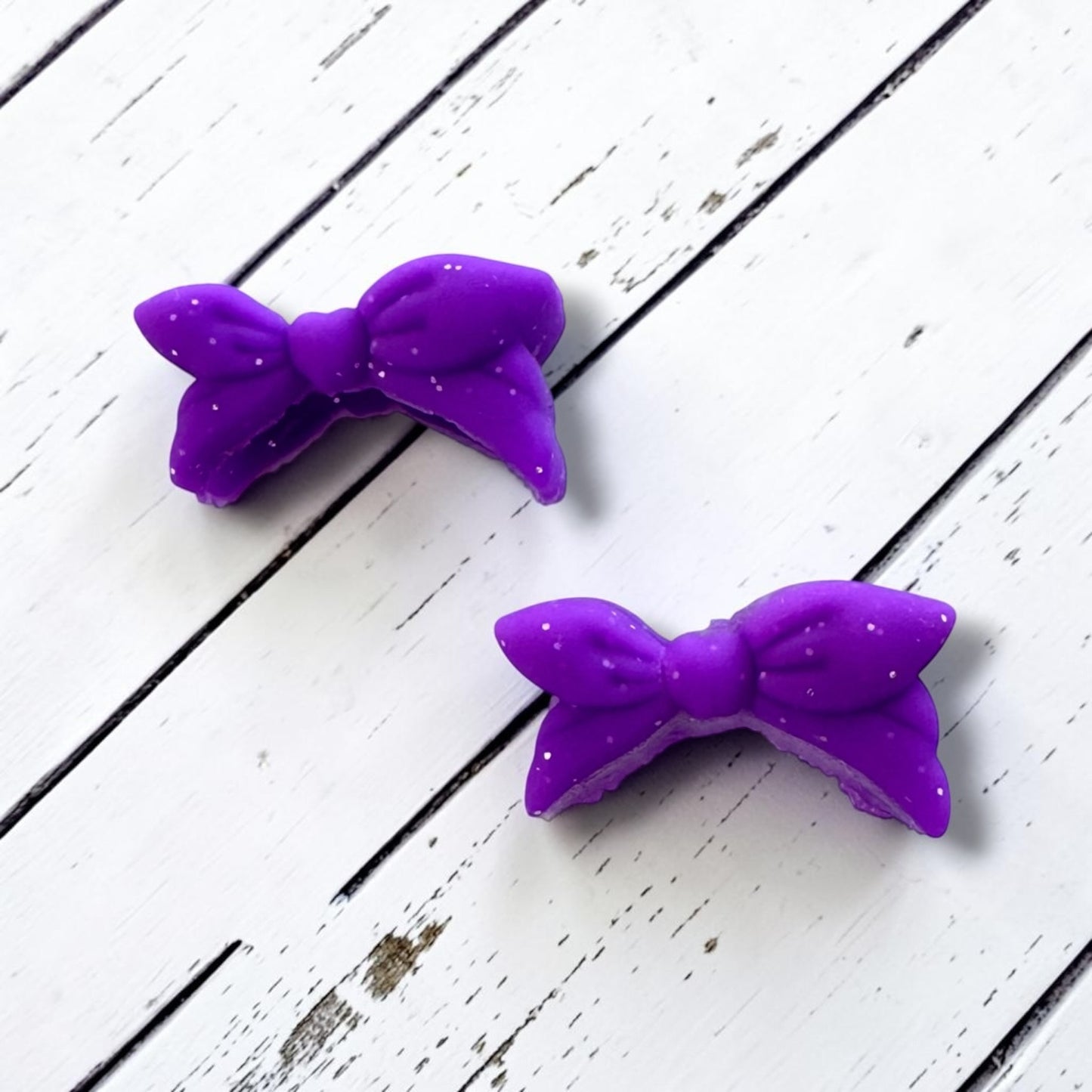h940- "Purple Headband" Silicone Focal Bead for DIY Crafts (1 Count)