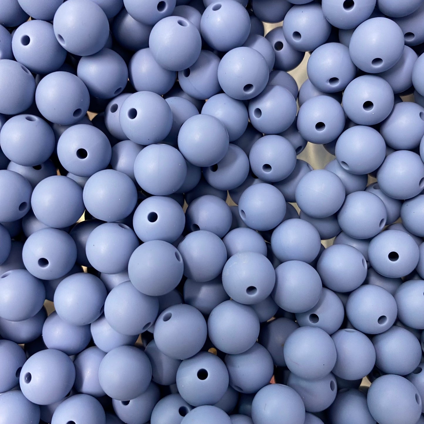 63 / 15mm - Bernera Blue Silicone Bead