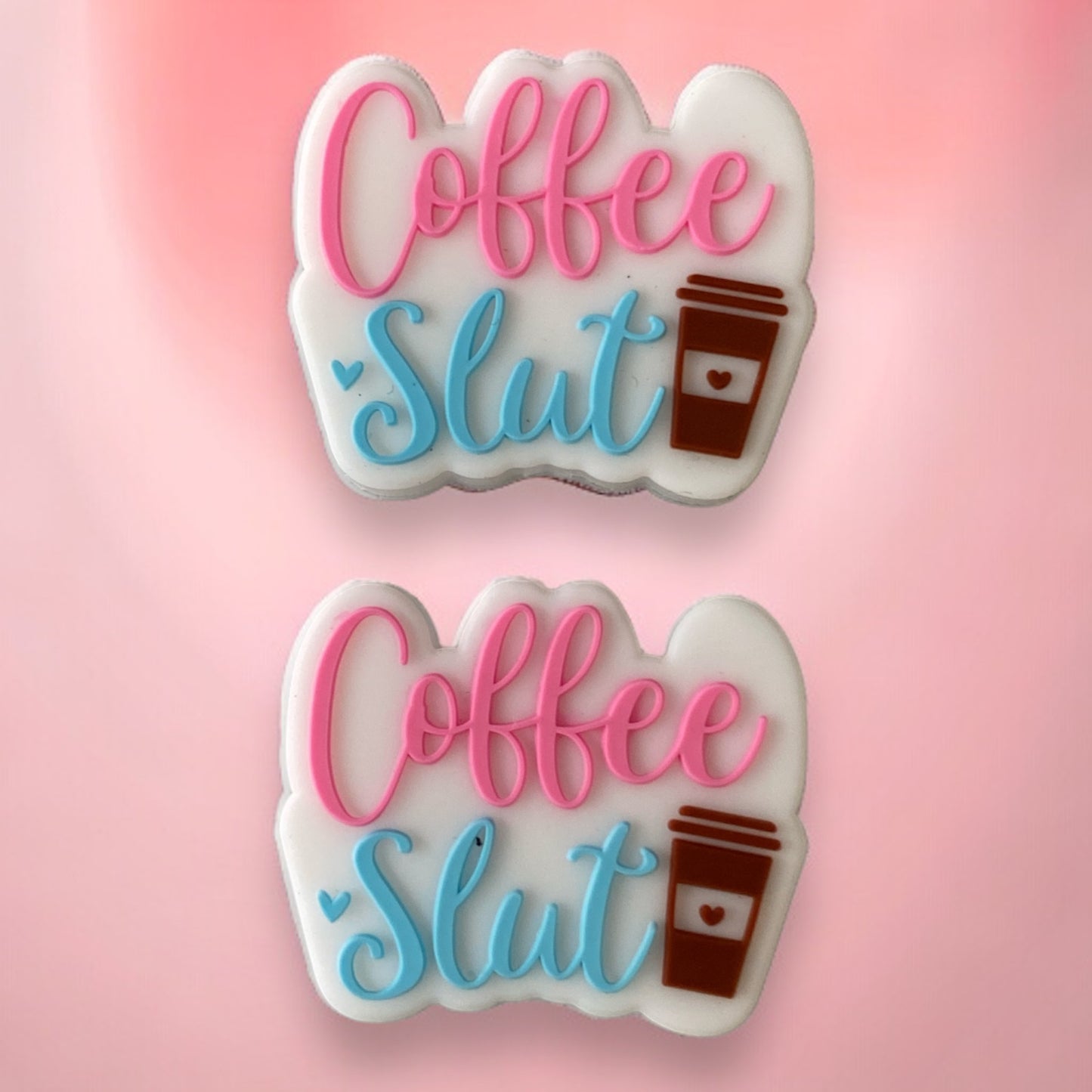 h1081- "Coffee Sl*t" Silicone Focal Bead (1 Count)