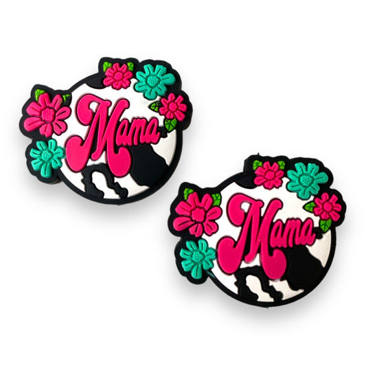 e670  -  “Mama" Silicone Focal Bead (1 Count)