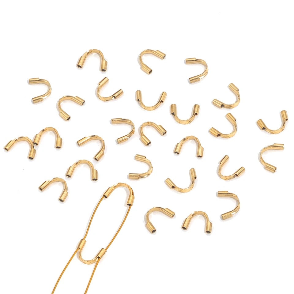 P89 - 3mm Gold Wire Guards (1000 Pack)