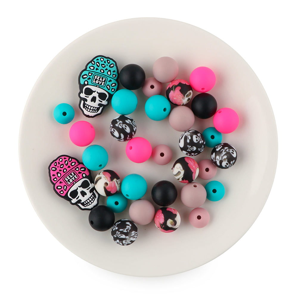 Z/538 - "Skulls" Silicone Bead Kit