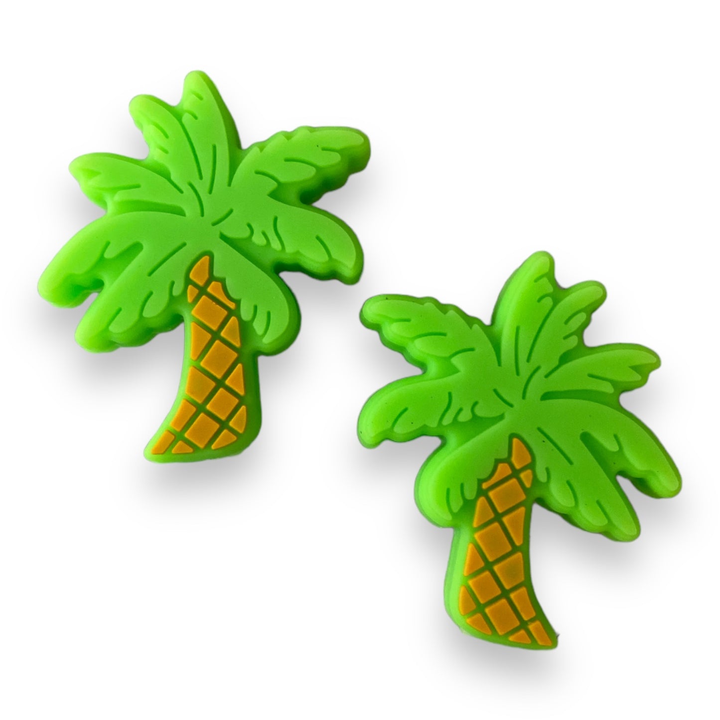 h997 - “Palm Tree” Silicone Focal Bead (1 Count)