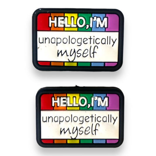 h860 - “Hello, I’m Unapologetically Myself" Silicone Focal Bead (1 Count)