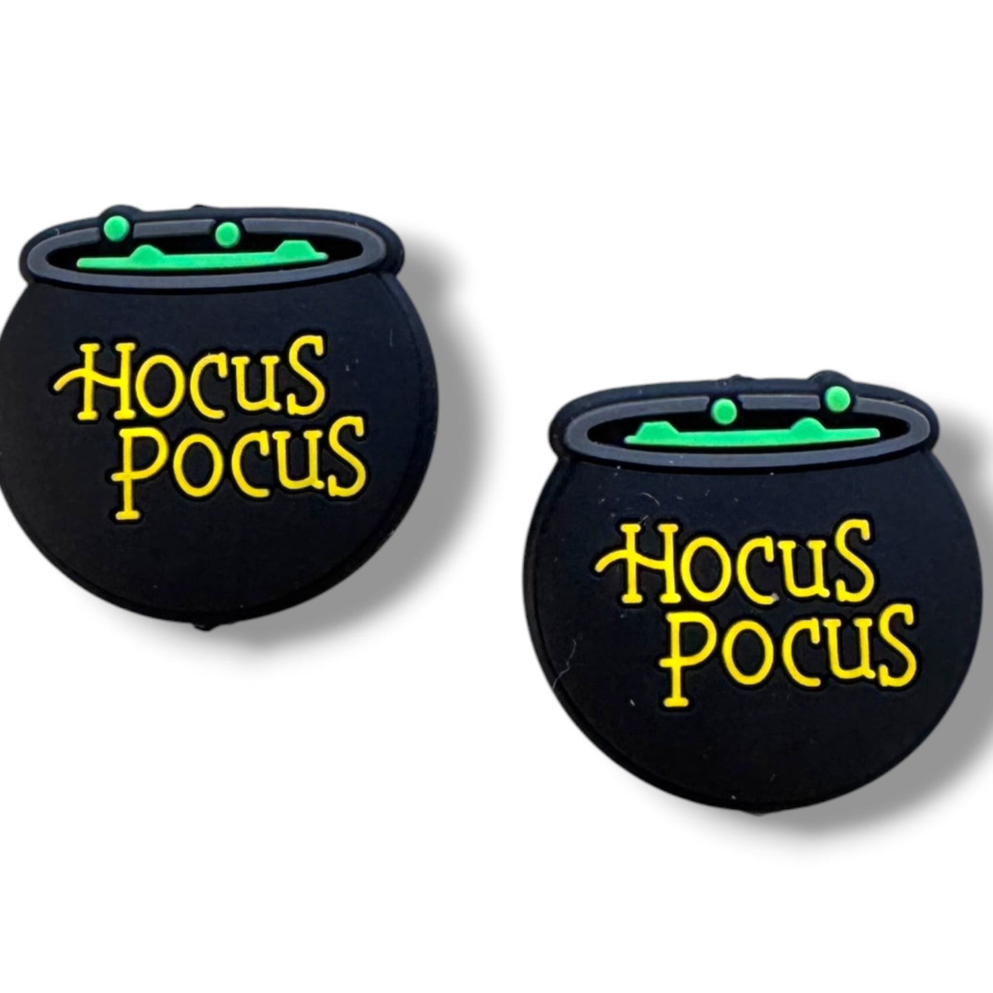 h959- "Hocus Pocus Caldron" Silicone Focal Bead for DIY Crafts (1 Count)