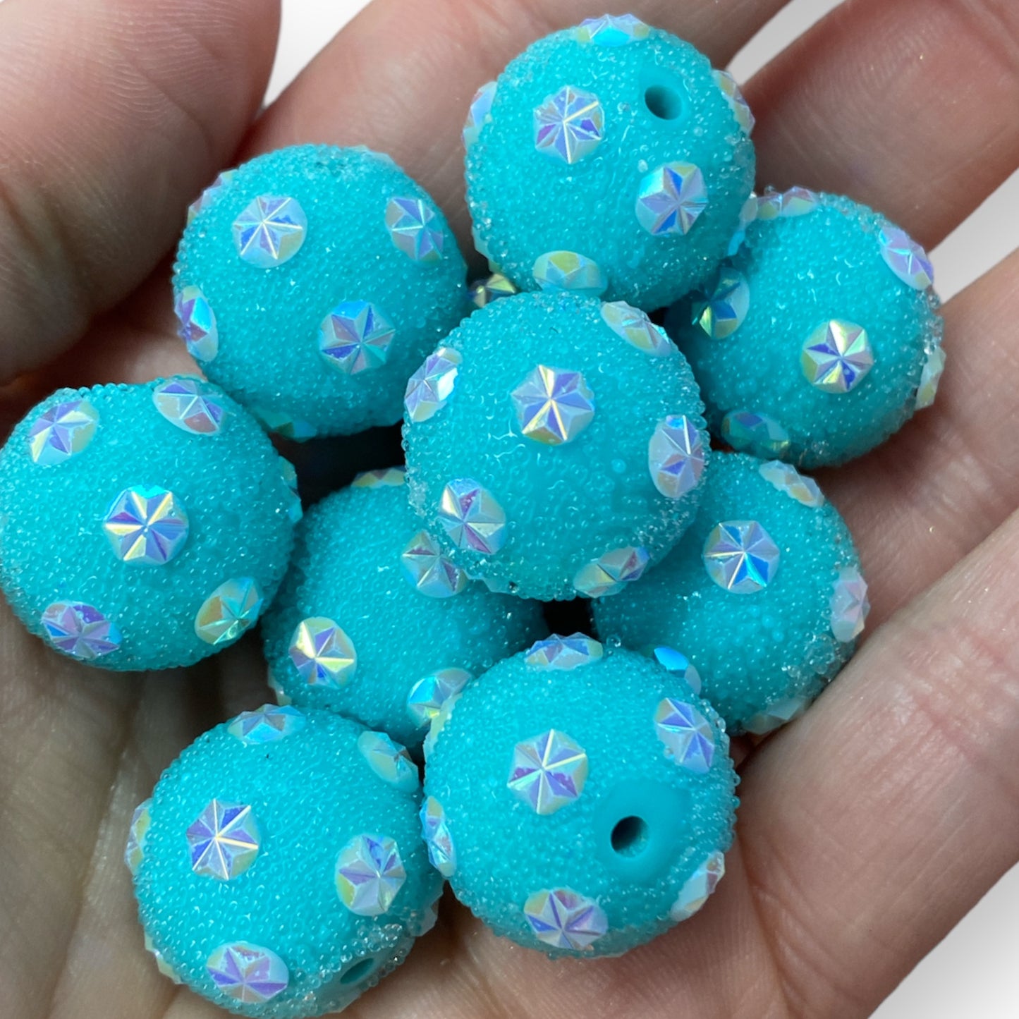 #1255 - 20mm "Tiffany Sugar Starburst" Bead