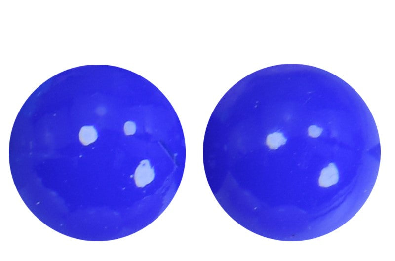 T295 - 15mm "Royal Blue" Gloss Silicone Beads