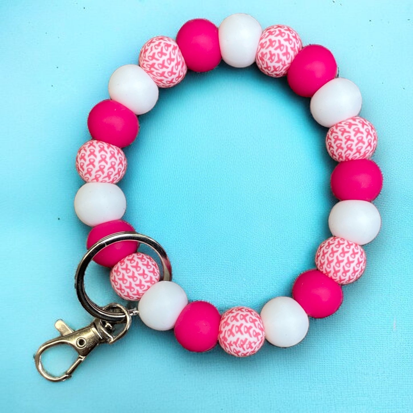 "Breast Cancer" Wristlet DIY Kit