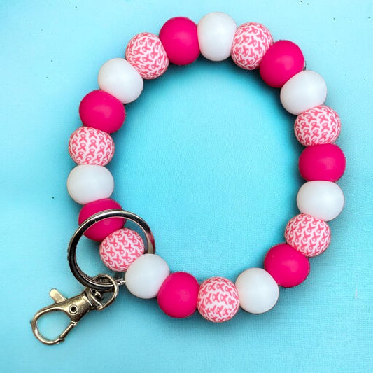 "Breast Cancer" Wristlet DIY Kit