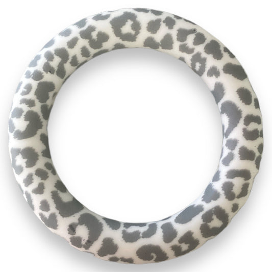 Q-A738 - 65mm Gray Leopard Silicone Ring