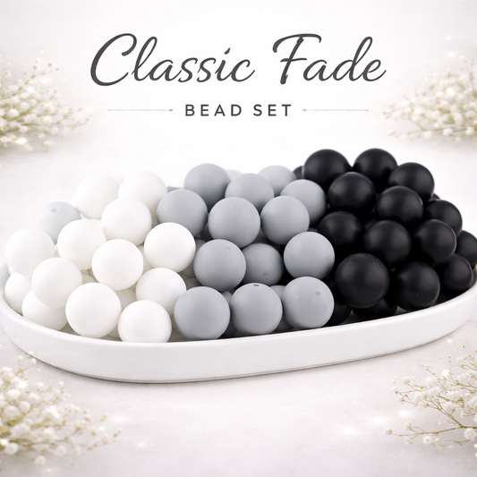 Classic Fade (30 Count 19mm Silicone Bead Pack)