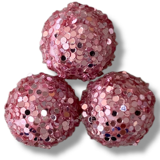 R-22 - 16mm "Rose Gold" Glitter Rhinestones (1 Count)