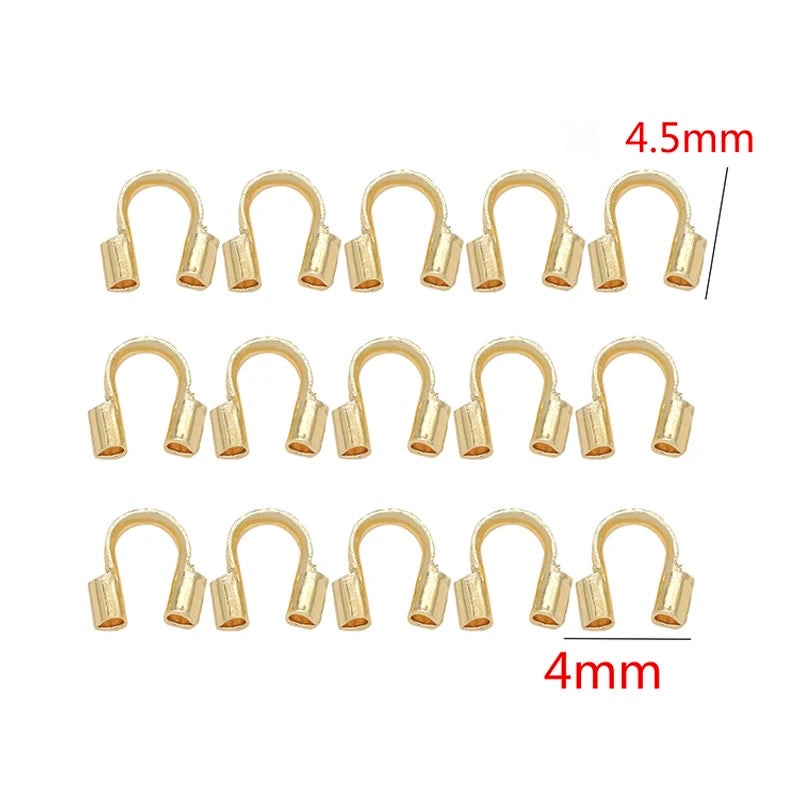 P89 - 3mm Gold Wire Guards (1000 Pack)