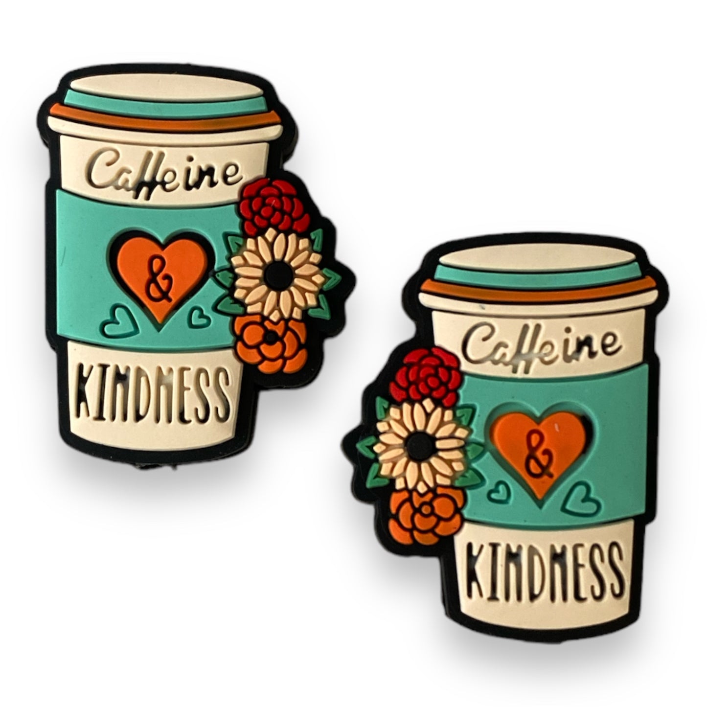 X148 -  “Caffeine & Kindness" Silicone (1 Count) Focal Bead