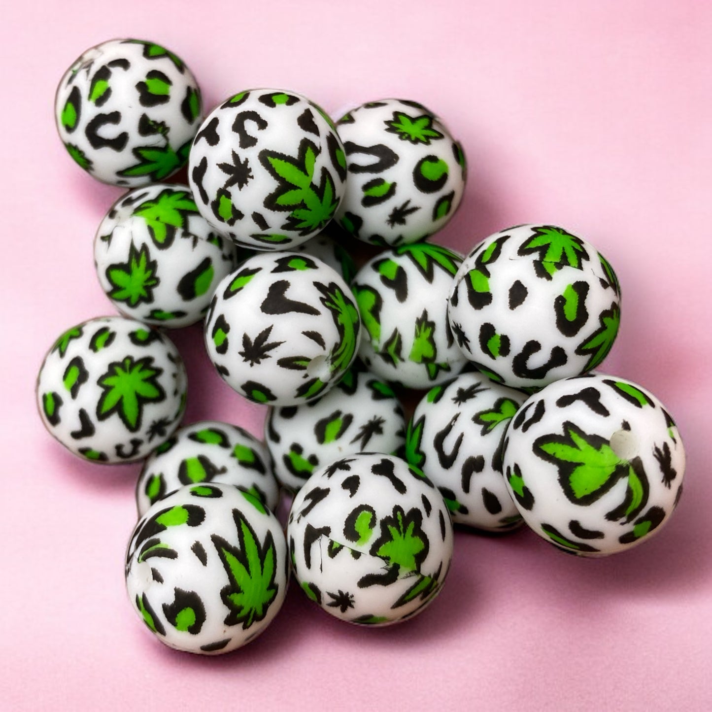 T6- 15mm “420” Silicone Beads