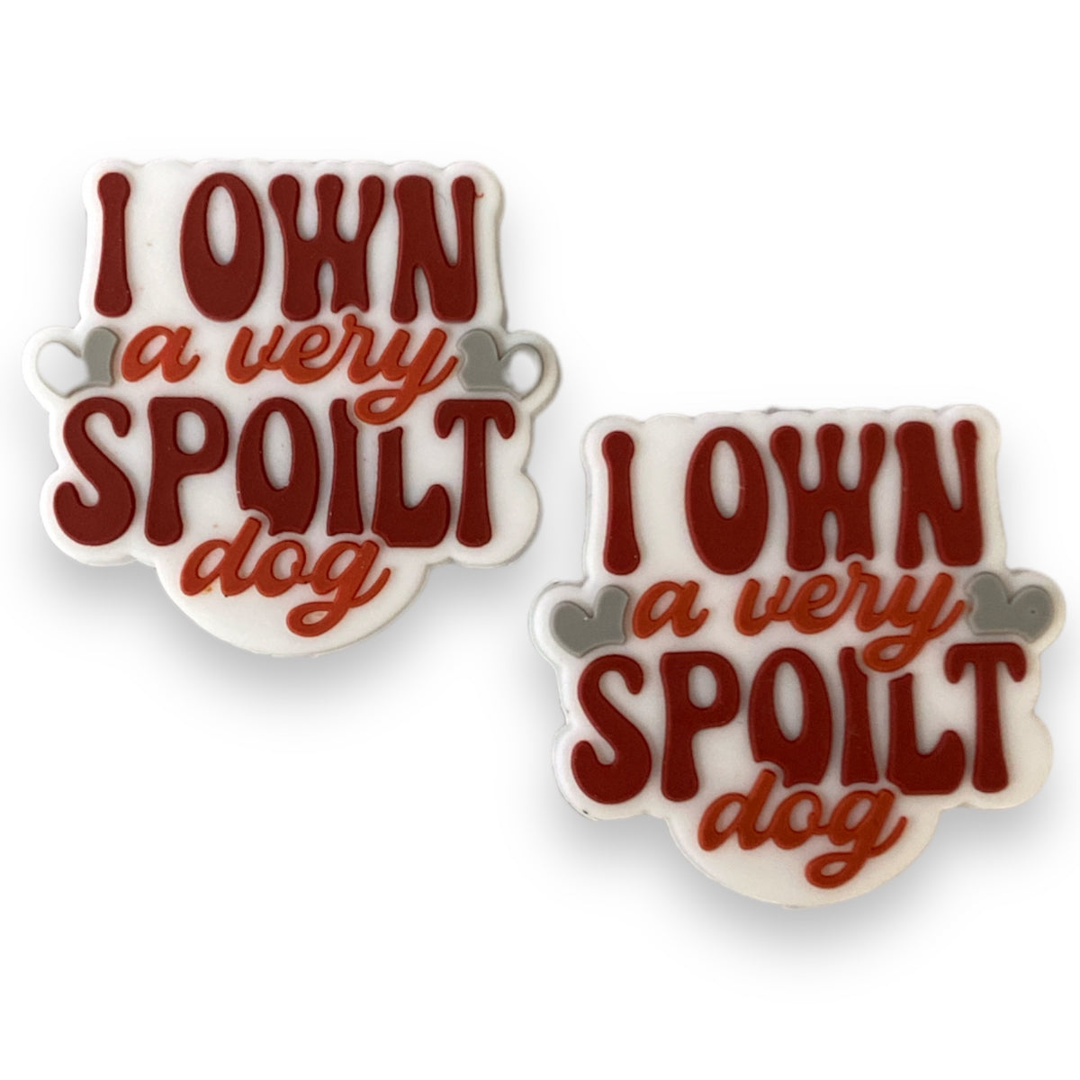 X280 - "Spoilt Dog" Silicone  (1 Count) Bead
