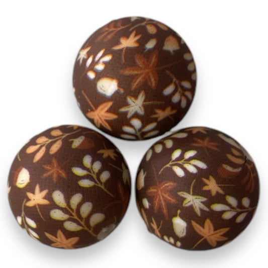 #800 - 15mm "Autumn Leaves" Silicone Beads