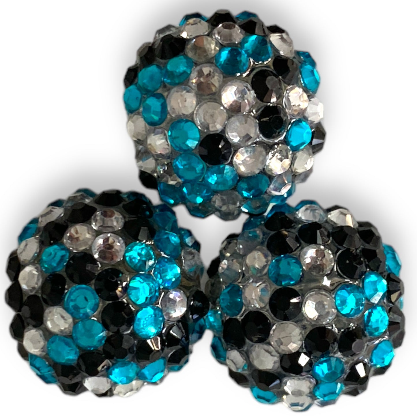 #1225- Western Confetti Rhinestone  Beads  (1 Count)