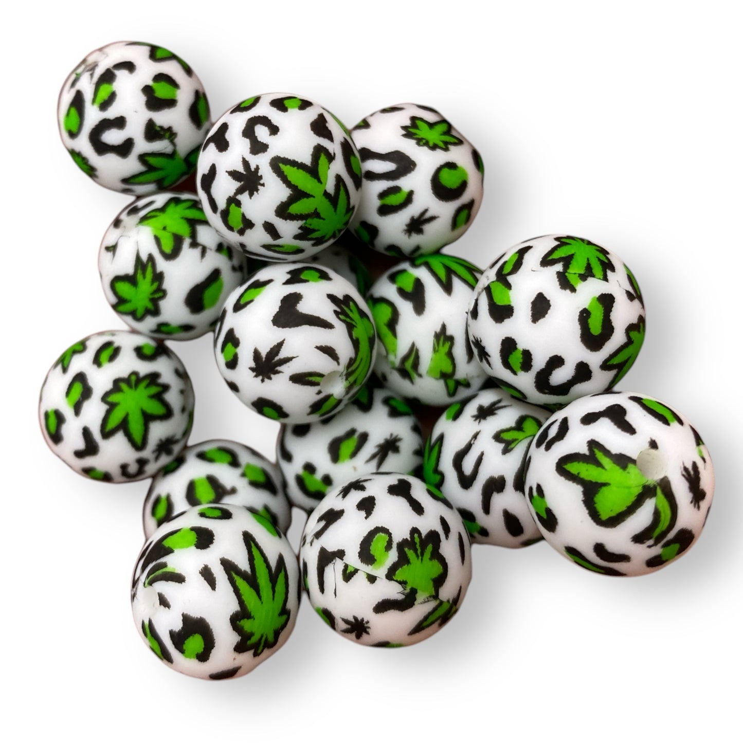 T6- 15mm “420” Silicone Beads