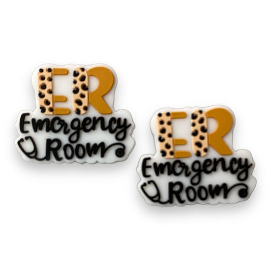 T157 -  “Emergency Room" Silicone Focal Bead (1 Count)