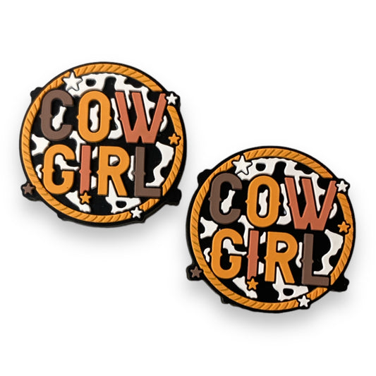 X398 -  “Cowgirl" Silicone Focal Bead (1 Count)