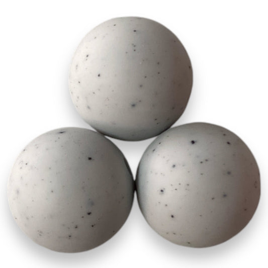 #779 - Gray 15mm "Granite" Silicone Beads