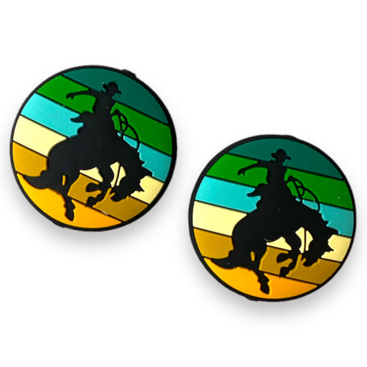 X471-  “Rodeo” Silicone (1 Count) Focal Bead