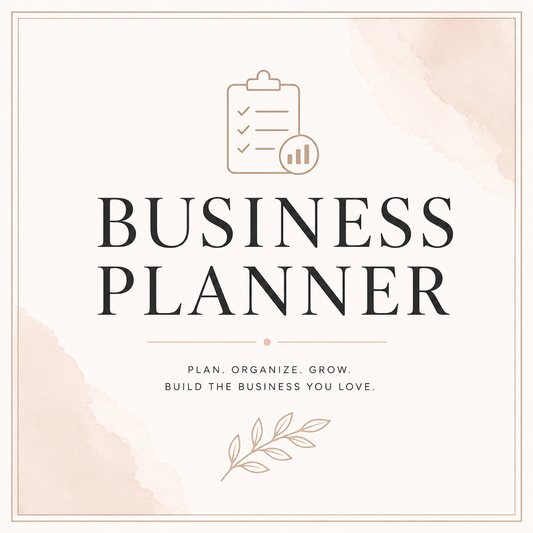 Business Planner | Printable & Editable