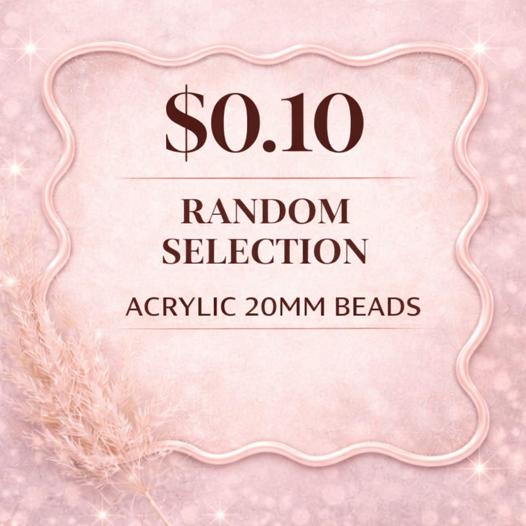 20MM ACRYLIC BEAD- Surprise Deal - RANDOM SELECTION