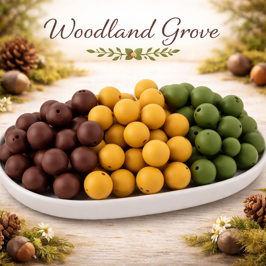 Woodland Grove (30 Count 12mm Silicone Bead Pack)