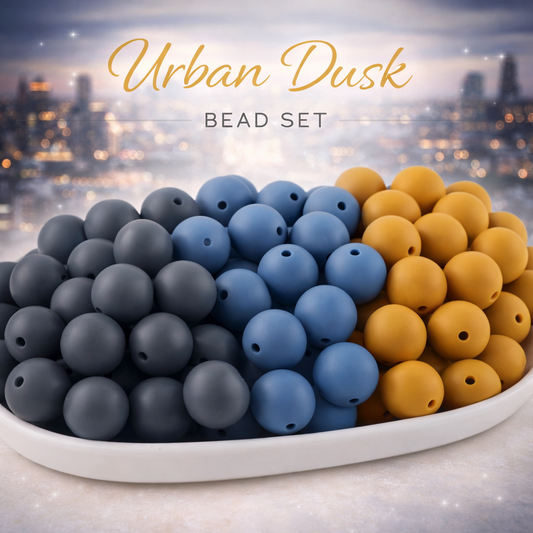 Urban Dusk (30 Count 19mm Silicone Bead Pack)