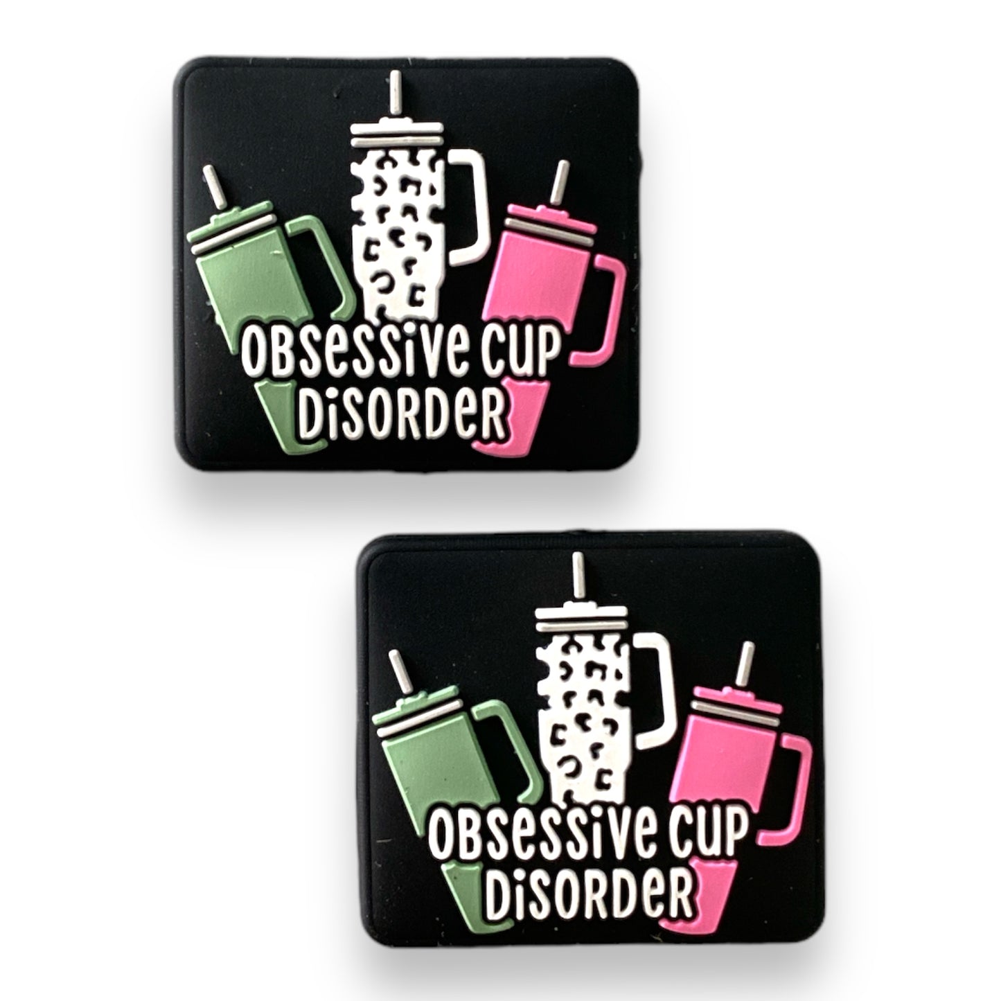 X384- "Obsessive Cup Disorder"  Exclusive  Focal (1 Count) Bead Silicone