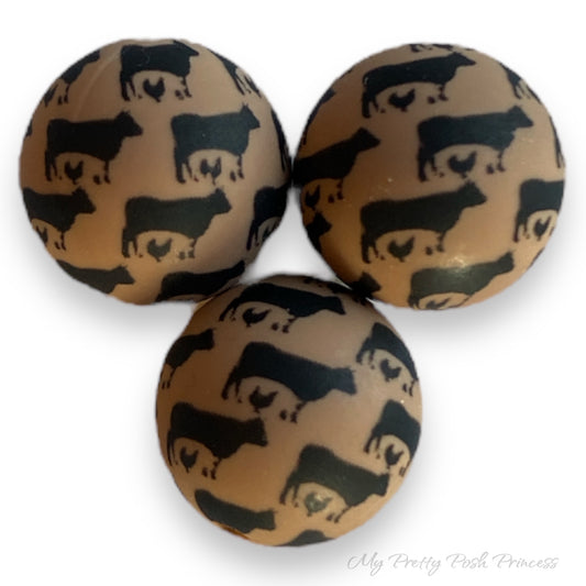 A-6032- “15mm Farm Animals” Silicone Beads