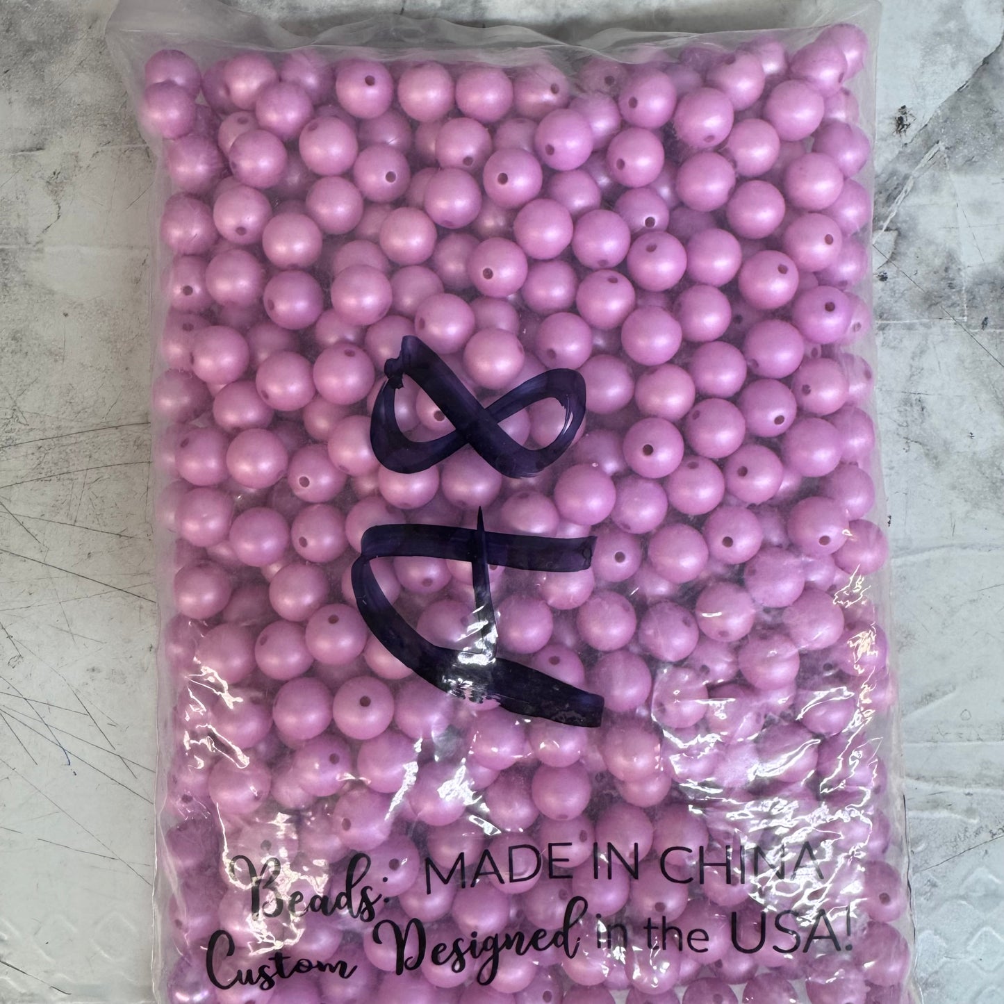 A8-Matte Lavender Pearl Beads 500 Count  *WAREHOUSE SALE*