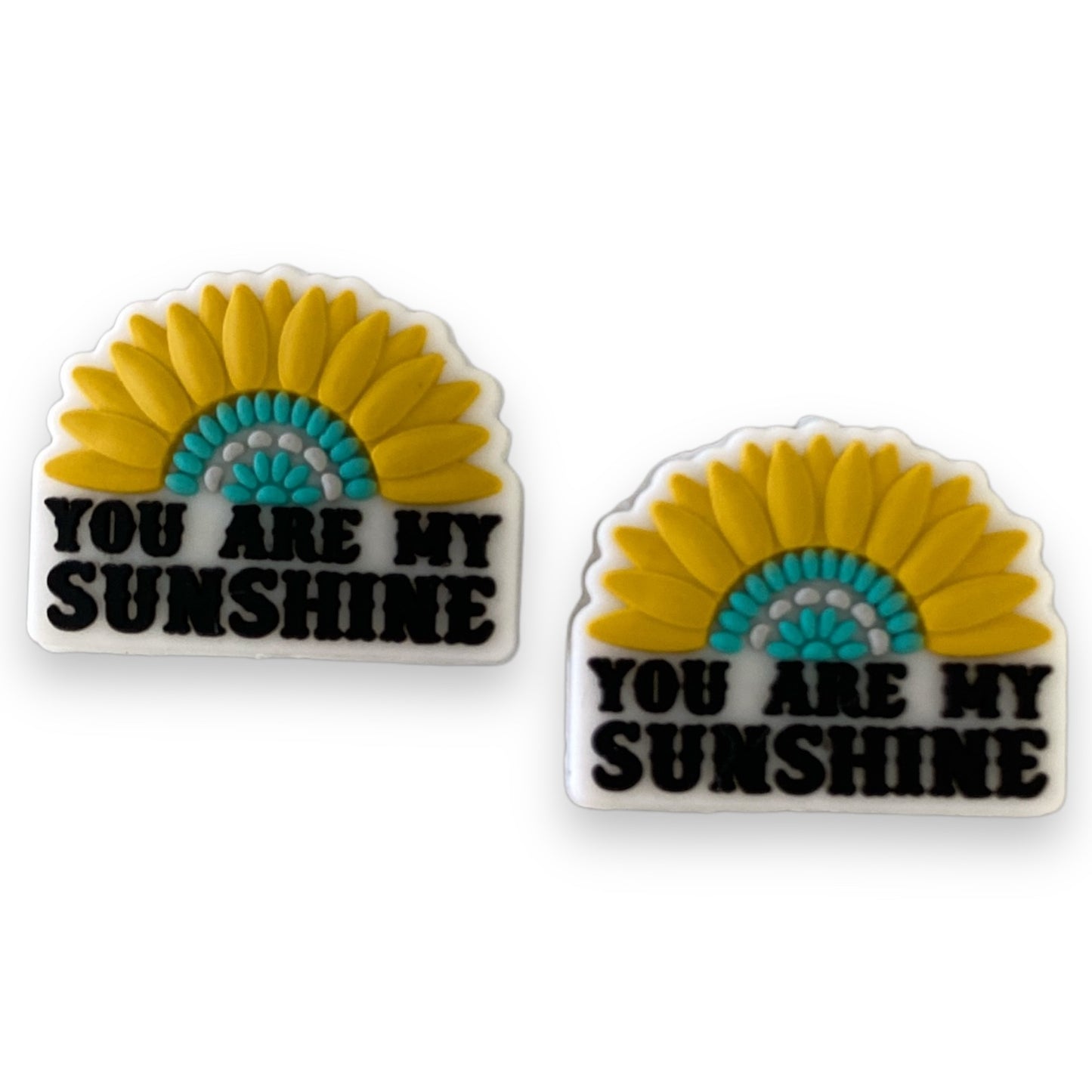 h960 -  “You Are My Sunshine" Silicone Focal Bead (1 Count)