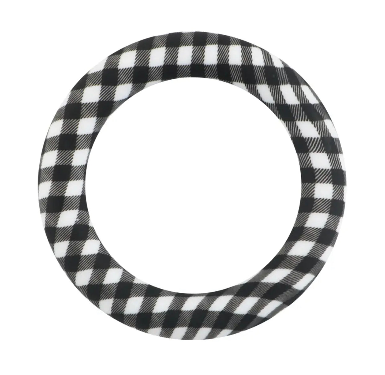 Q-A13  - 65mm Plaid Silicone Ring