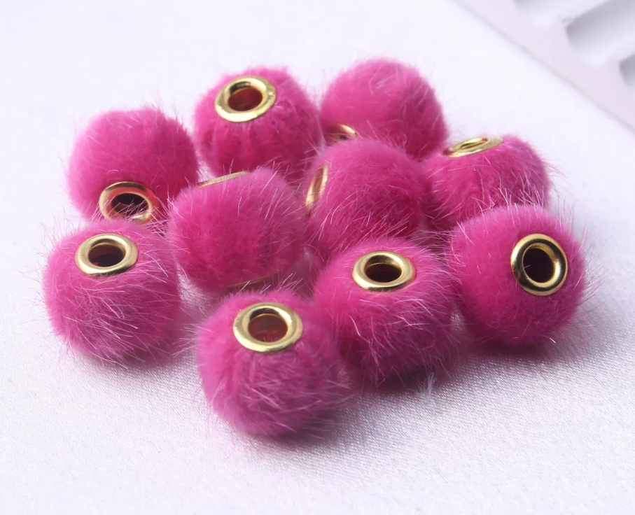 Fuzzy 7 - 15mm Dark Pink Spacers (5 Pack)