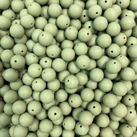 72 / 15mm - Lint  Silicone Bead