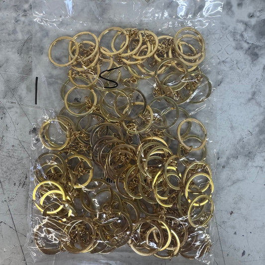 Gold 30mm- 100+ with chain links